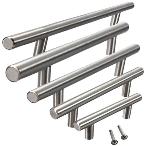 stainless steel kitchen cabinet bar pulls|stainless steel cabinet edge pulls.